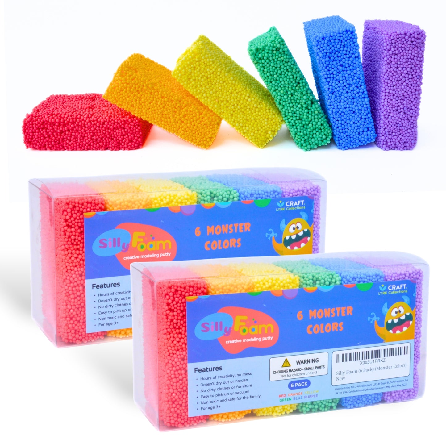 Silly Foam Creative Modeling Foam Beads (2-Pack)