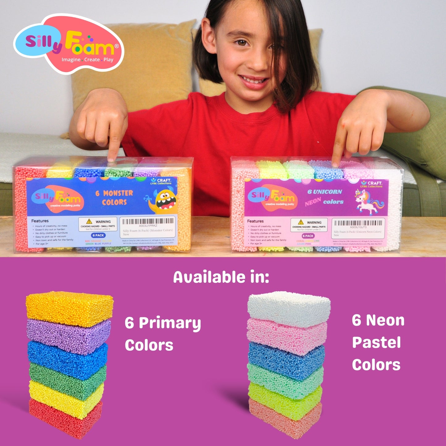 Silly Foam Creative Modeling Foam Beads (2-Pack)